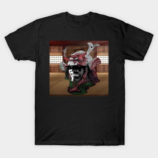 Welsh samurai T-Shirt by ukemiordie